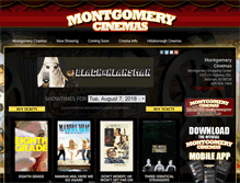 Tablet Screenshot of montgomerycinemas.com